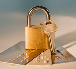 PCI compliance lock and shield